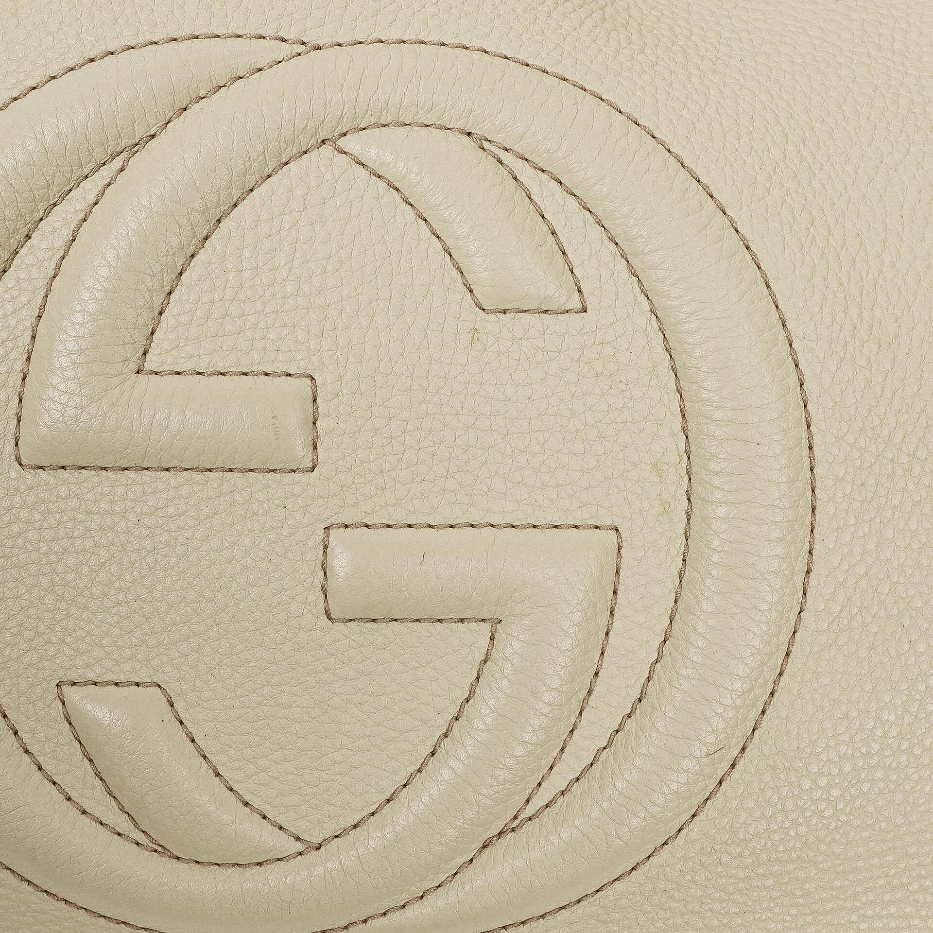 Gucci Soho Chain Tote Bag aus genarbtem Kalbsleder