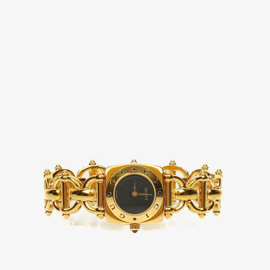 Gucci Horsebit 6400L Quarzuhr aus Edelstahl, 22 mm