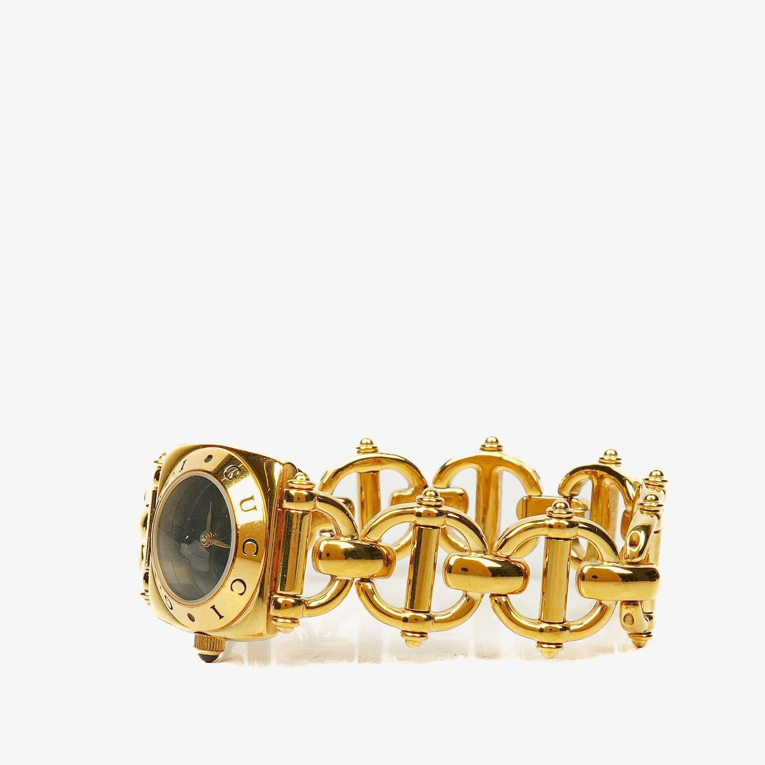 Gucci Horsebit 6400L Quarzuhr aus Edelstahl, 22 mm