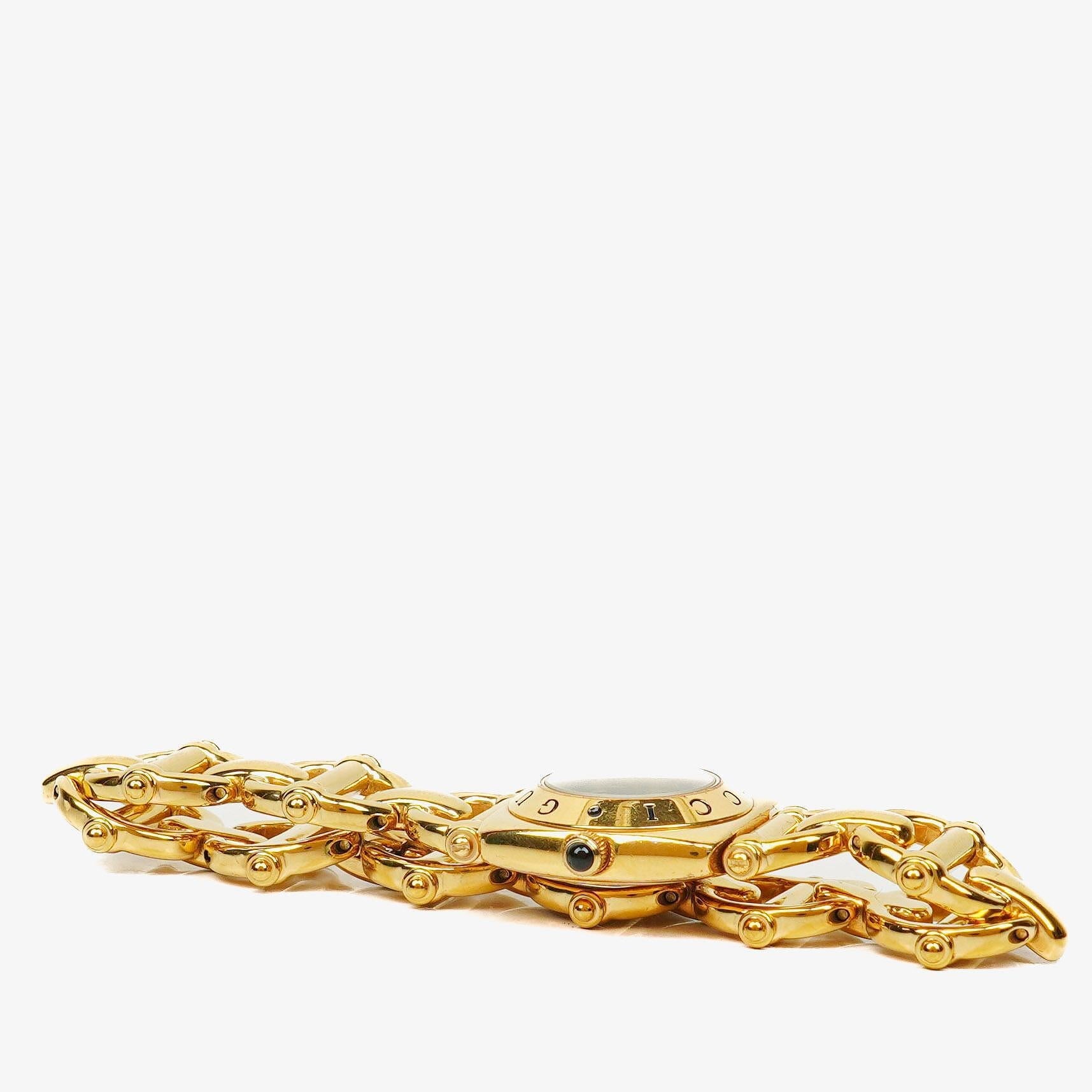 Gucci Horsebit 6400L Quarzuhr aus Edelstahl, 22 mm