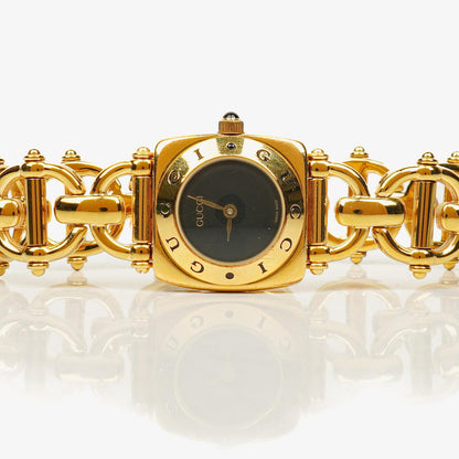 Gucci Horsebit 6400L Quarzuhr aus Edelstahl, 22 mm