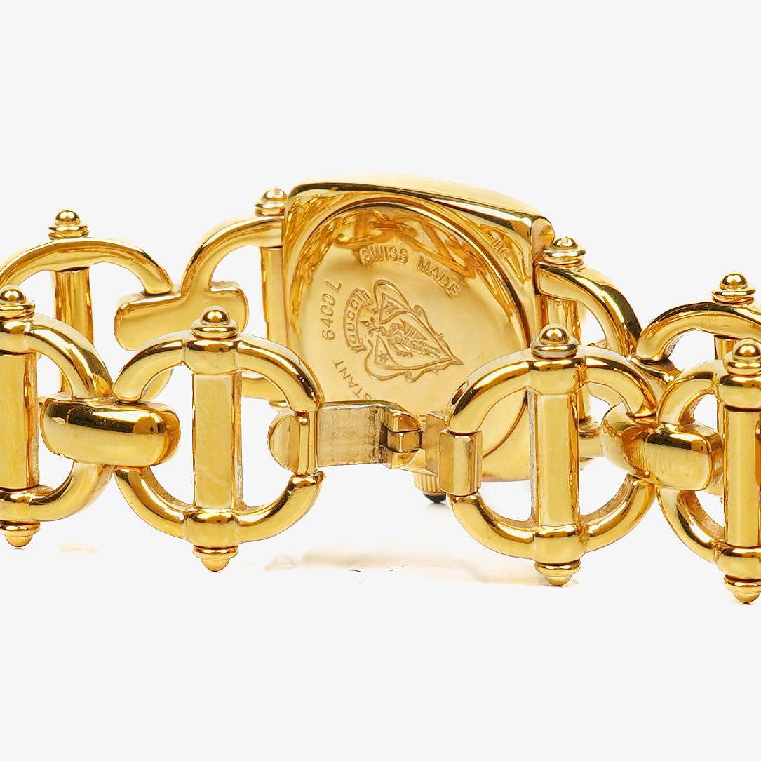 Gucci Horsebit 6400L Quarzuhr aus Edelstahl, 22 mm