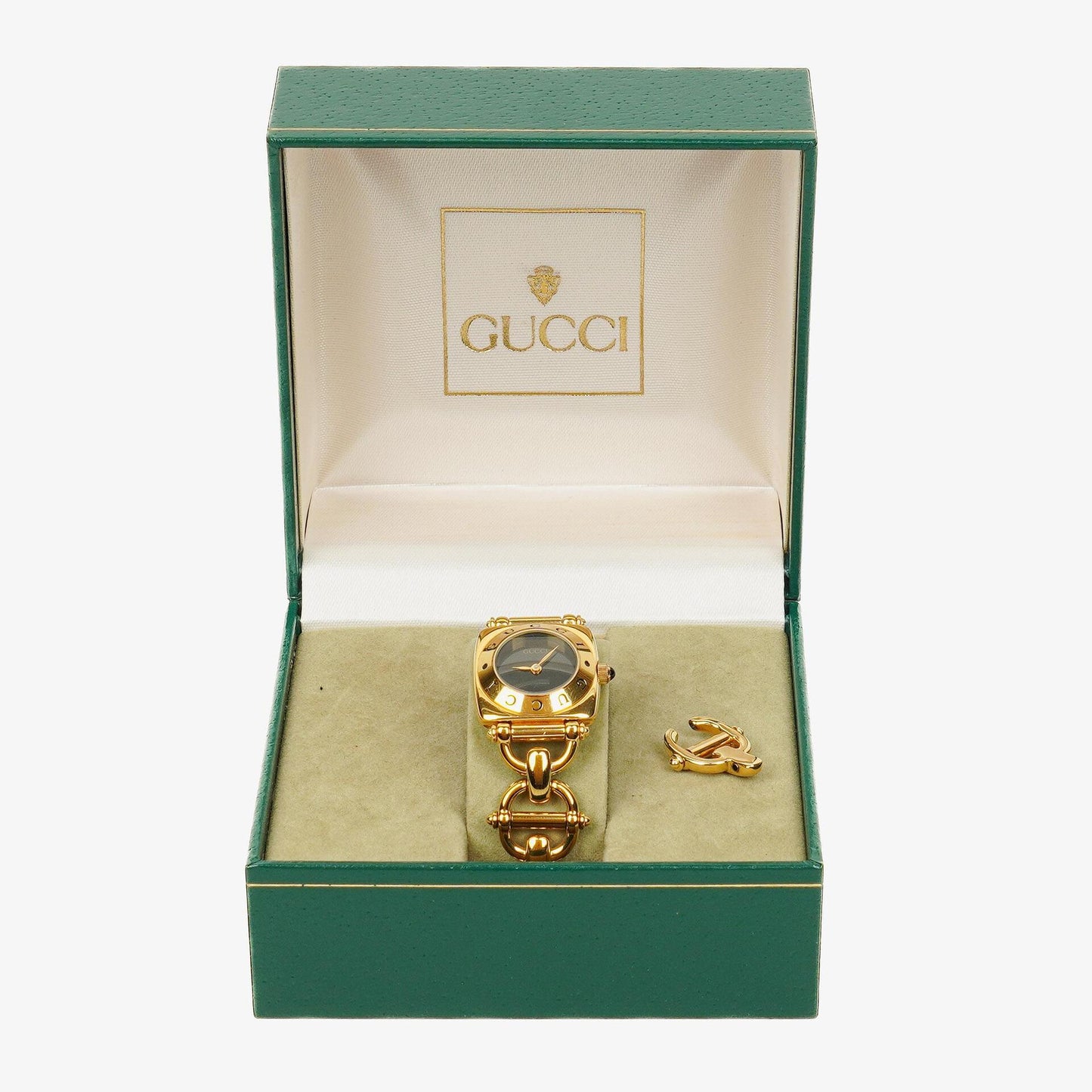 Gucci Horsebit 6400L Quarzuhr aus Edelstahl, 22 mm