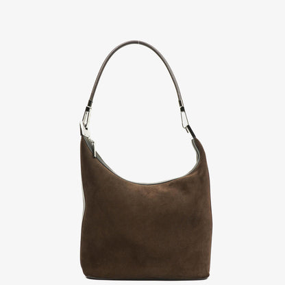 Gucci Hobo-Schultertasche aus Wildleder und Leder