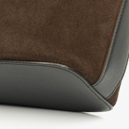 Gucci Hobo-Schultertasche aus Wildleder und Leder