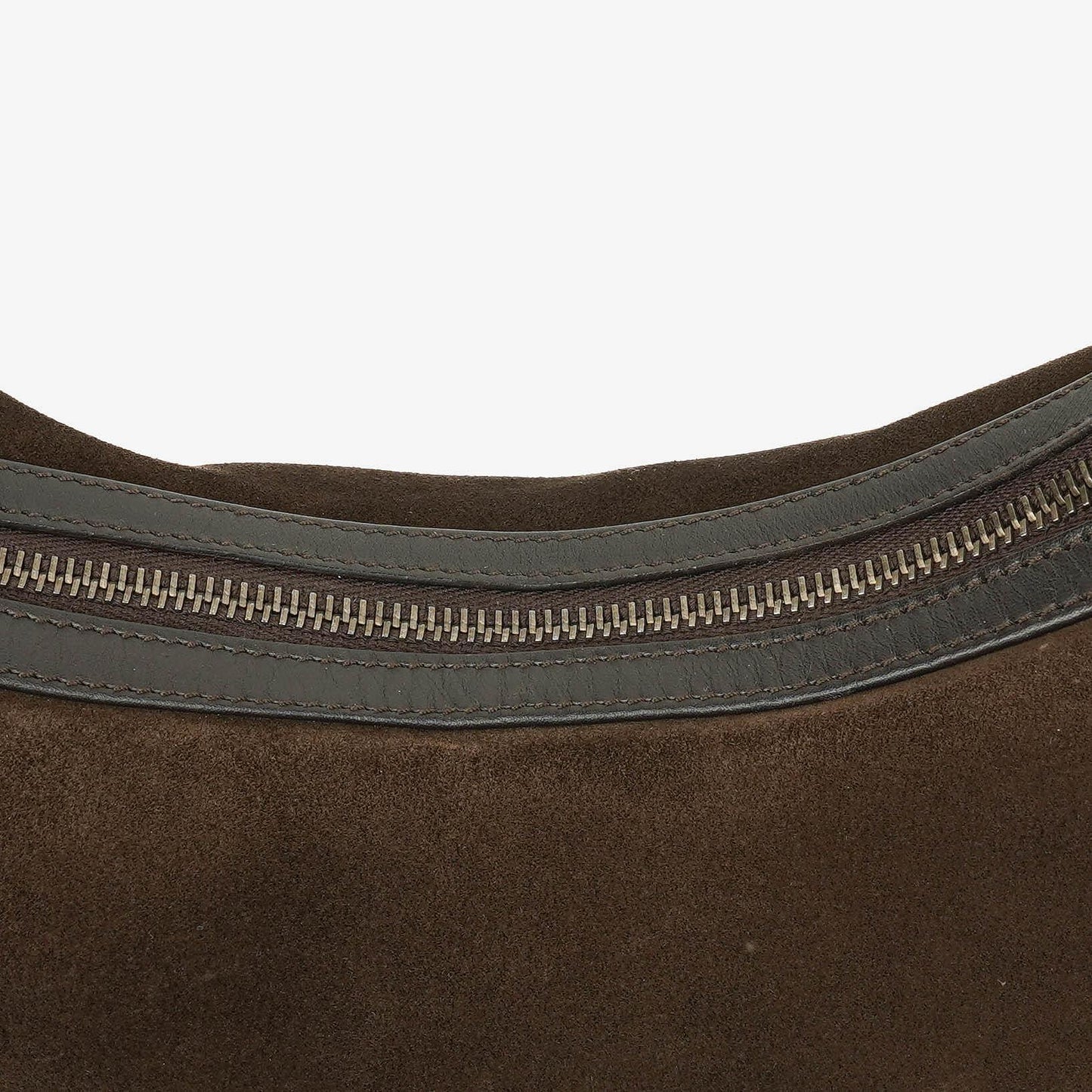 Gucci Hobo-Schultertasche aus Wildleder und Leder