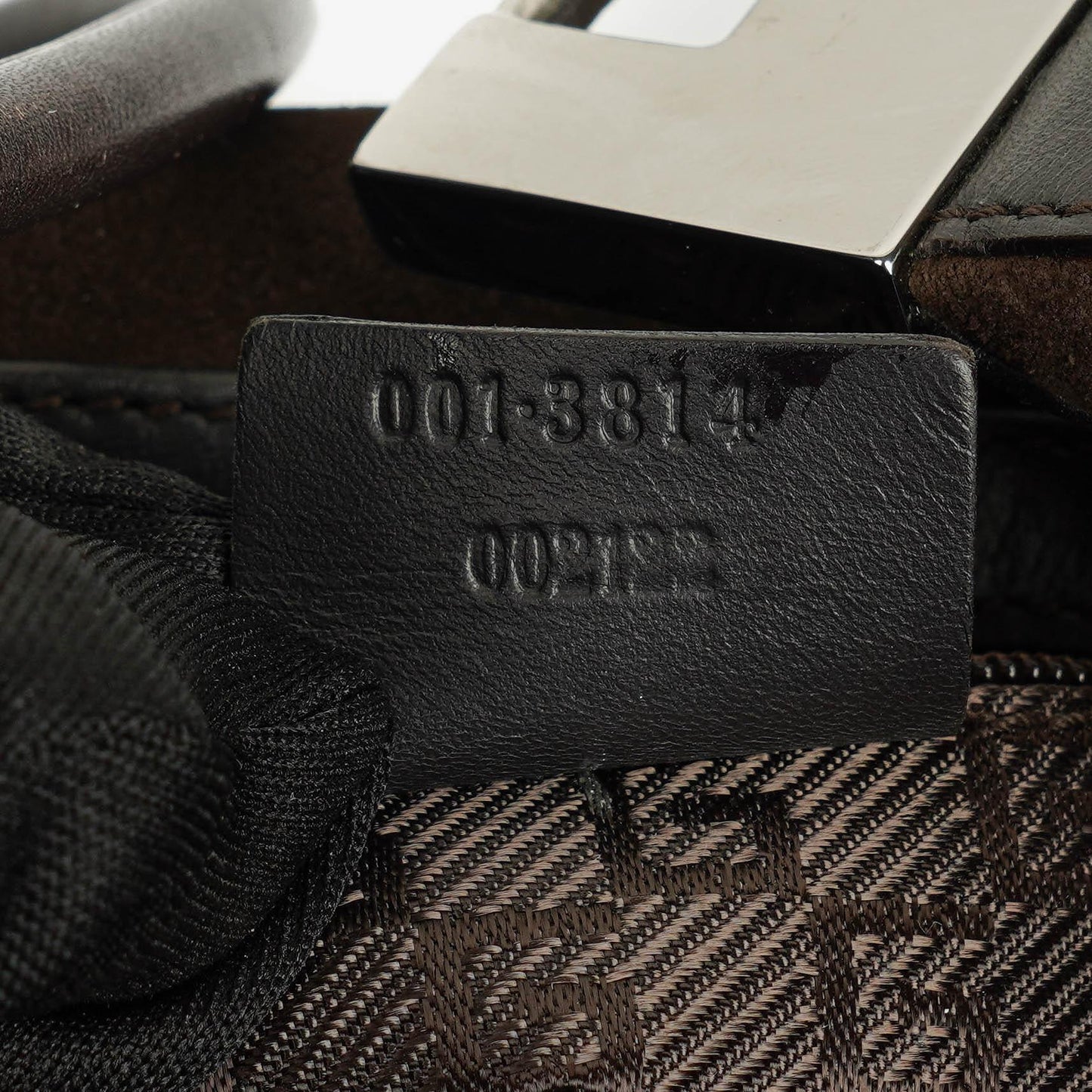 Gucci Hobo-Schultertasche aus Wildleder und Leder