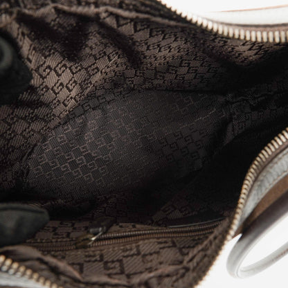Gucci Hobo-Schultertasche aus Wildleder und Leder