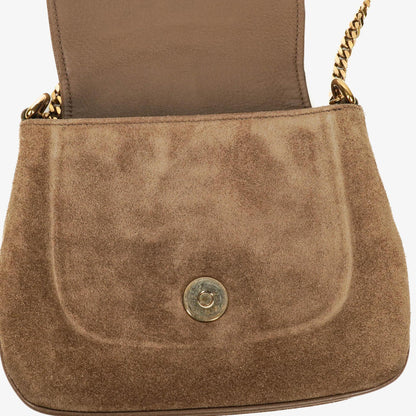 Gucci Blondie kleine Umhängetasche aus Wildleder