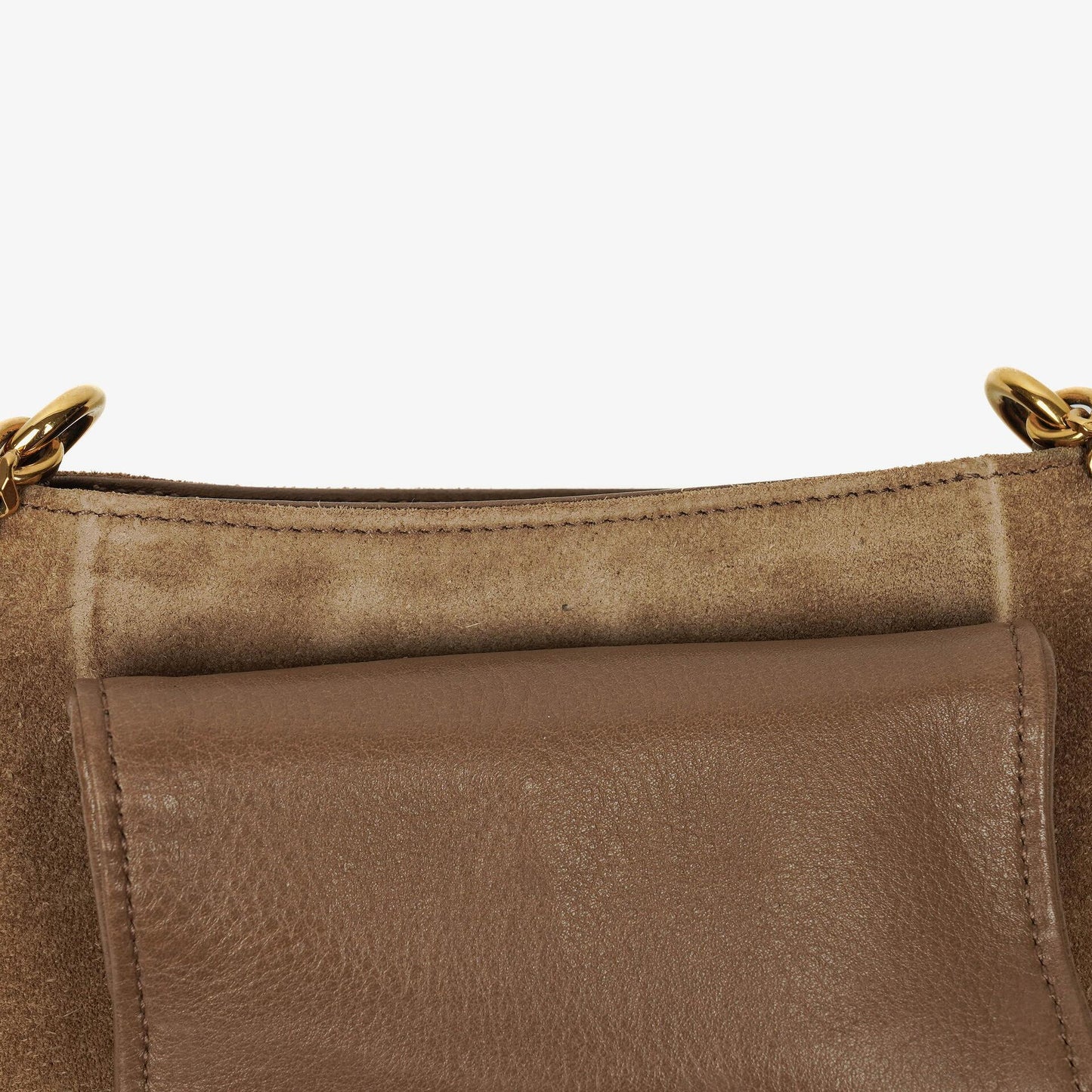 Gucci Blondie kleine Umhängetasche aus Wildleder