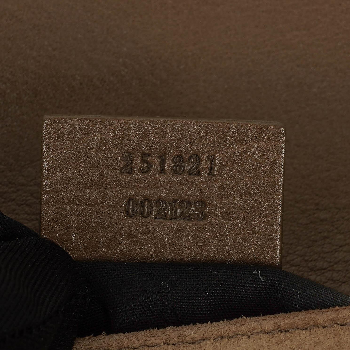 Gucci Blondie kleine Umhängetasche aus Wildleder