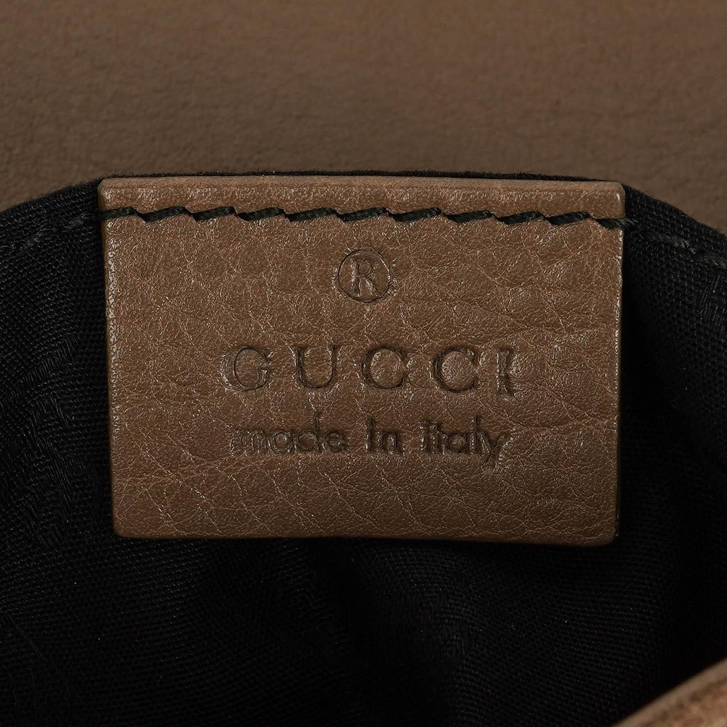 Gucci Blondie kleine Umhängetasche aus Wildleder