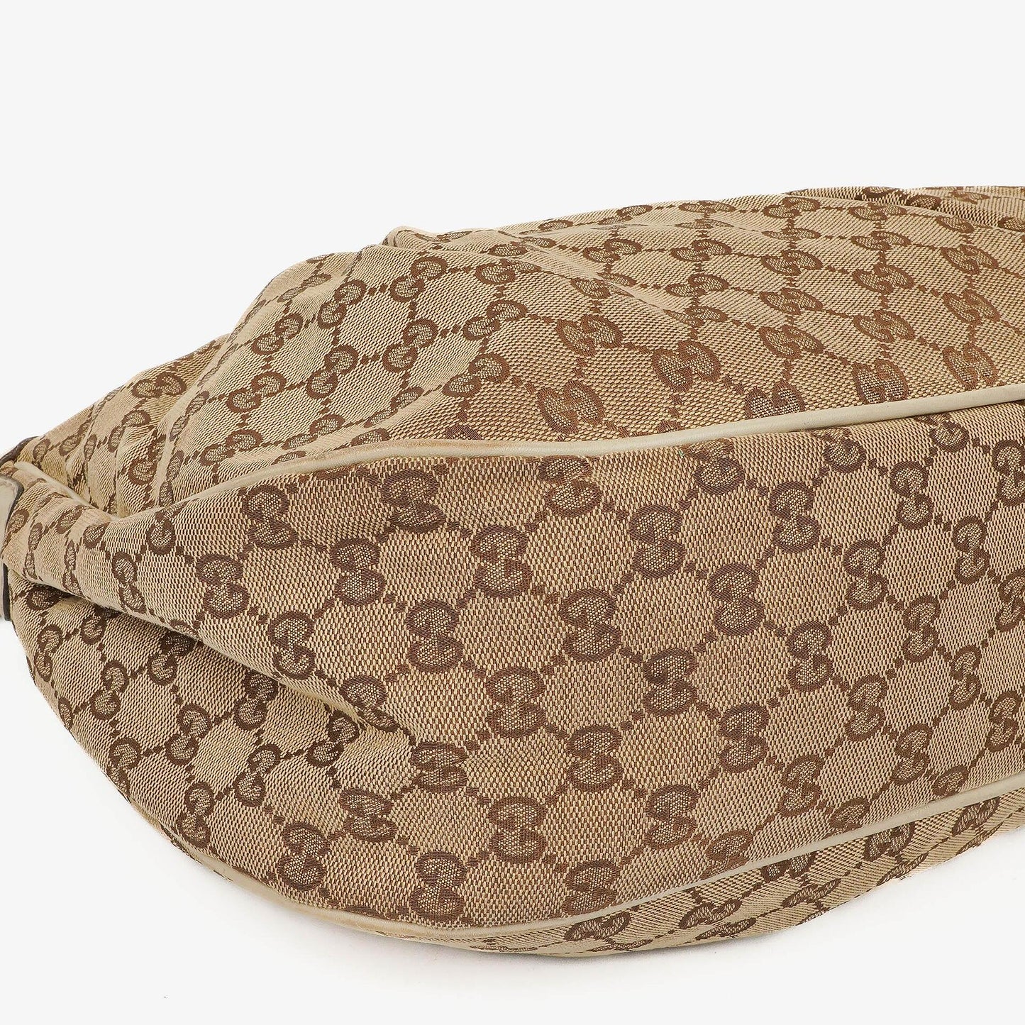 Gucci Sukey Hobo-Tasche Medium aus beigem GG Canvas