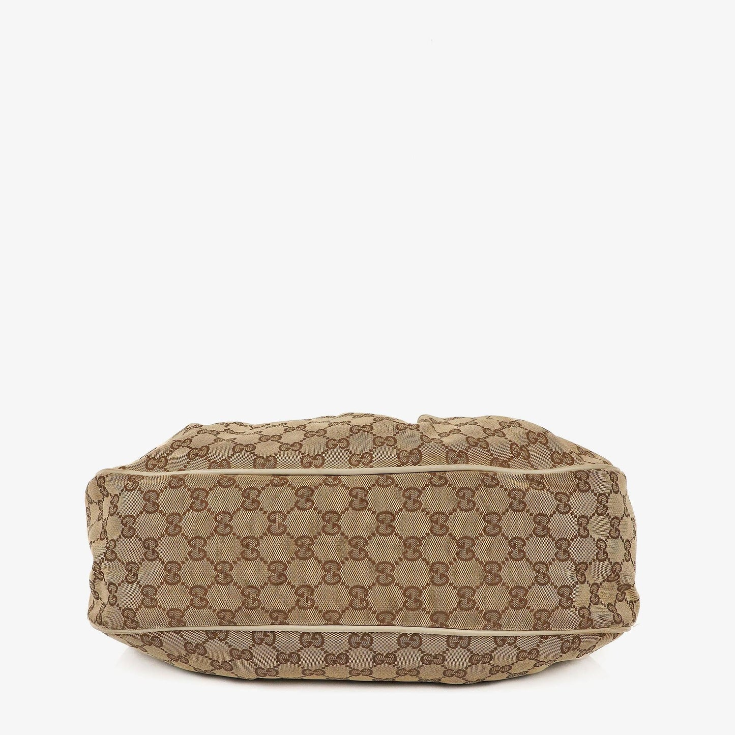 Gucci Sukey Hobo-Tasche Medium aus beigem GG Canvas