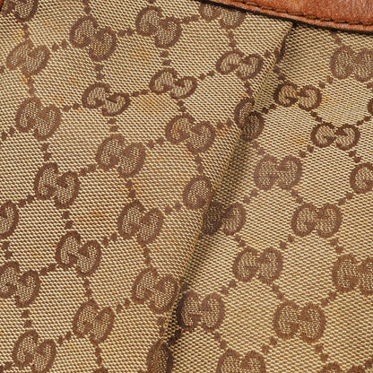 Gucci Sukey Hobo-Tasche Medium aus beigem GG Canvas