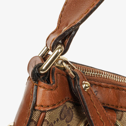 Gucci Sukey Hobo-Tasche Medium aus beigem GG Canvas