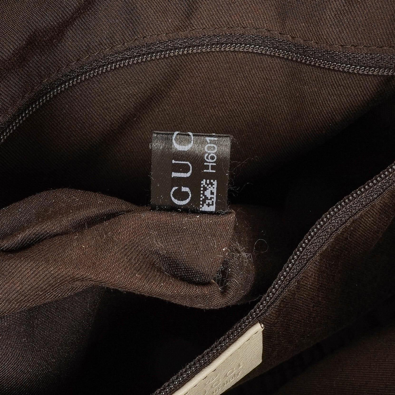 Gucci Sukey Medium Hobo-Tasche aus beigem GG Canvas