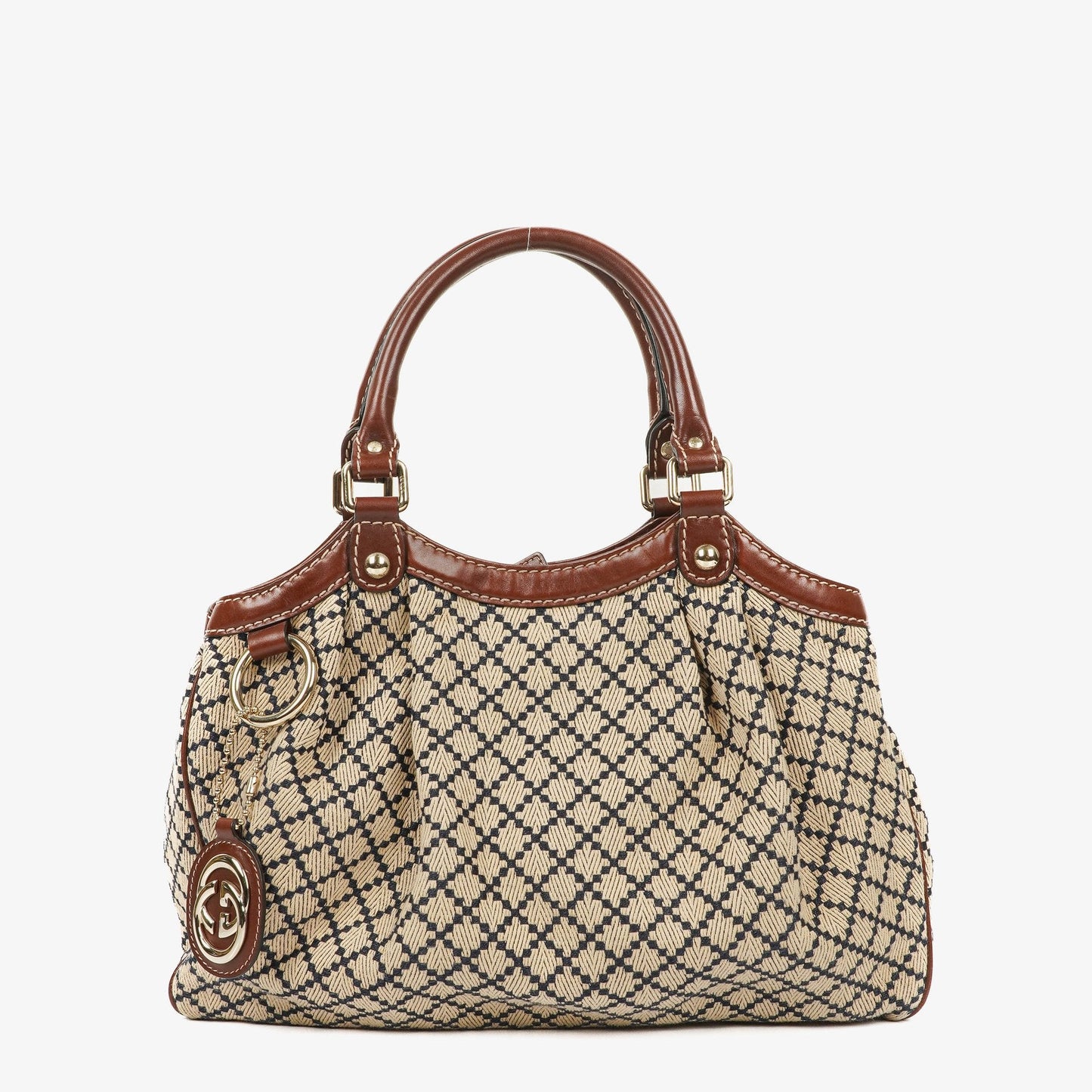 Gucci Sukey Tote aus dunkelbraunem Monogramm