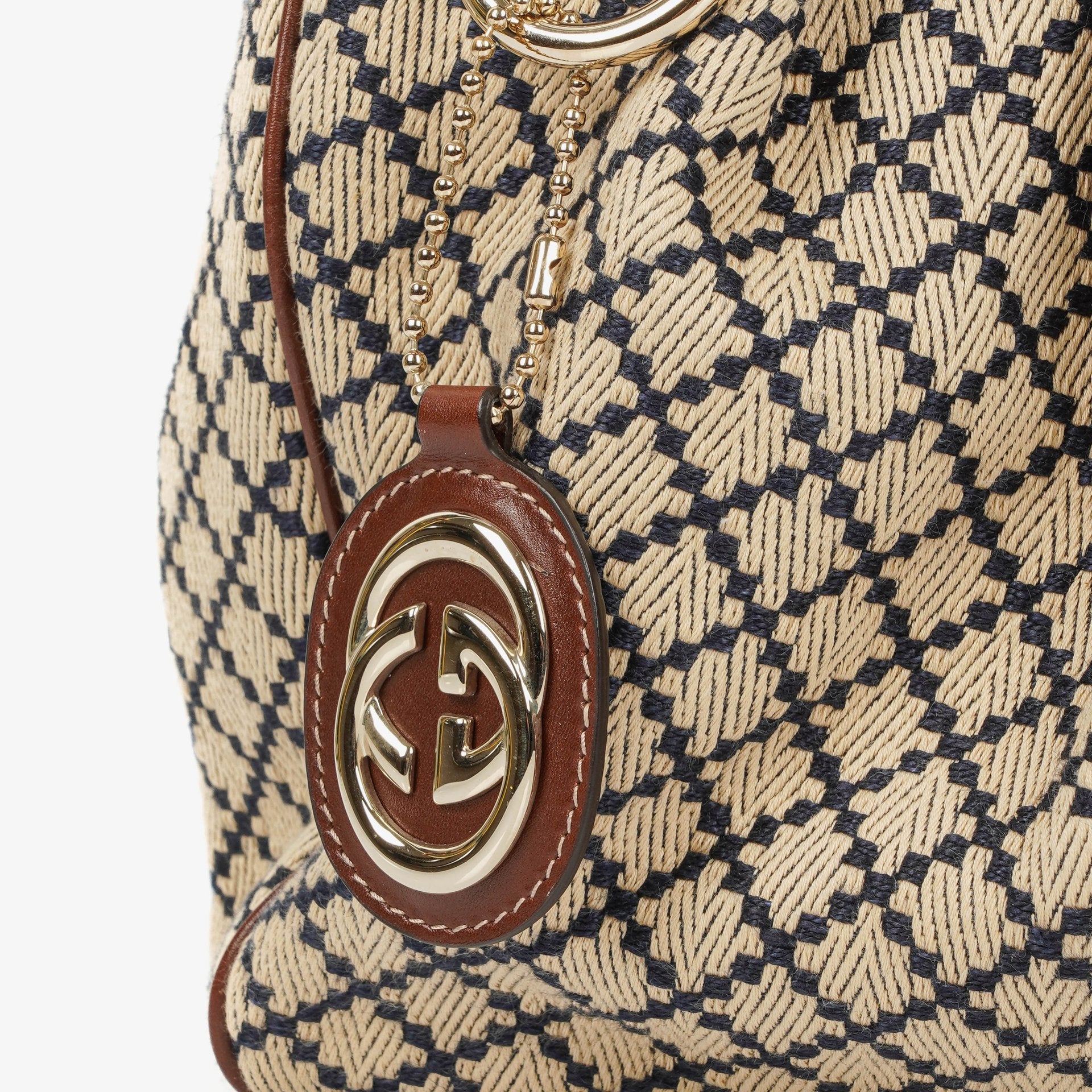 Gucci Sukey Tote aus dunkelbraunem Monogramm