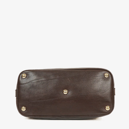 Gucci Top Handle Tasche aus braunem Monogramm-Canvas