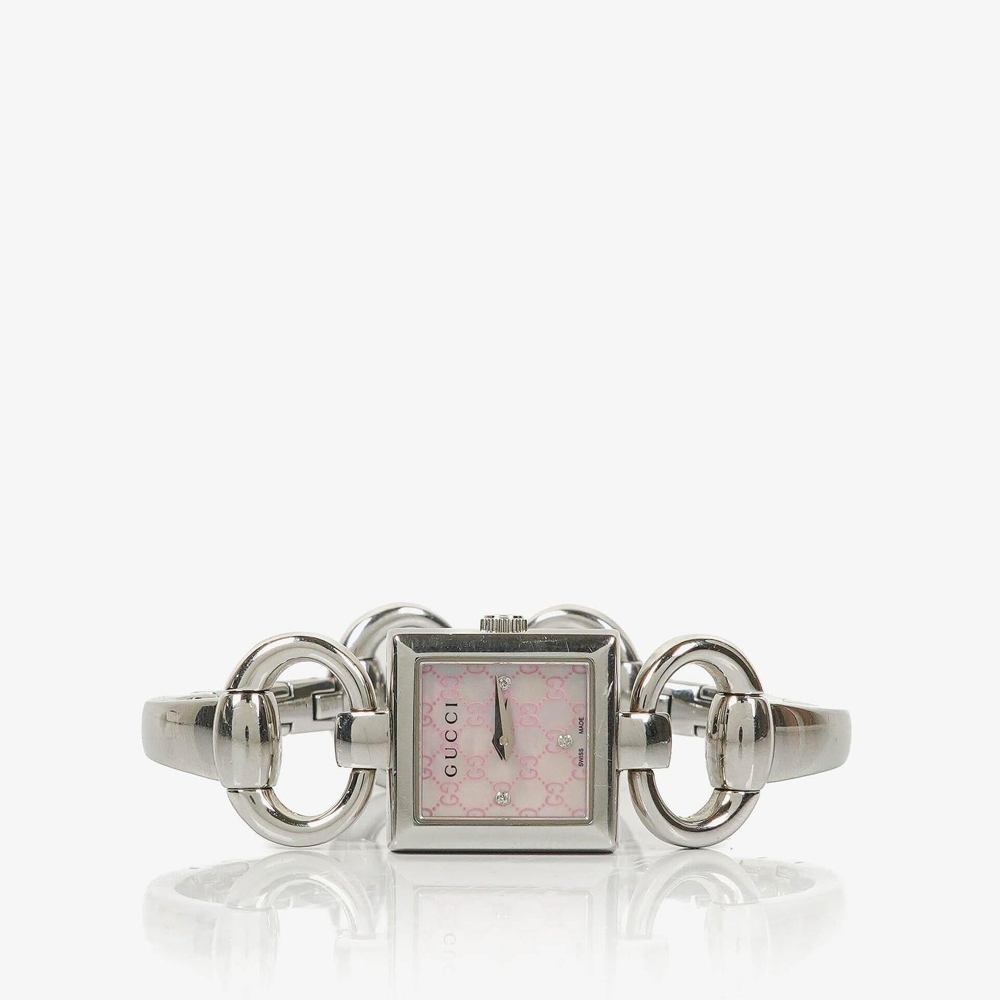 Gucci Tornavoni Edelstahl Damenuhr