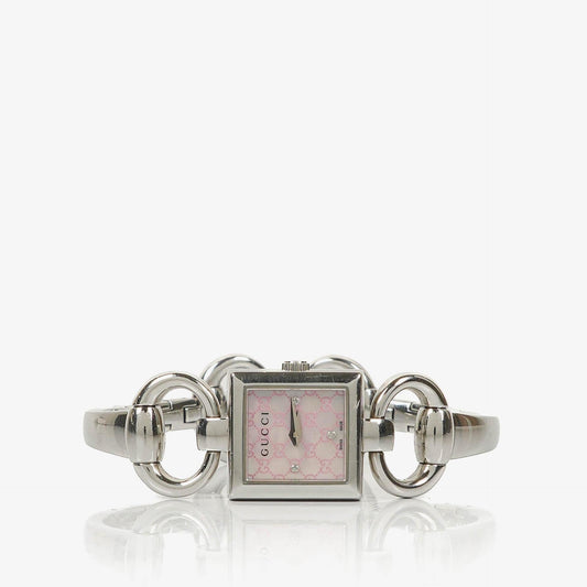 Gucci Tornavoni Edelstahl Damenuhr