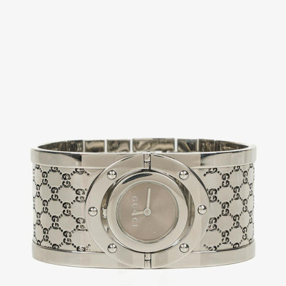 Gucci Twirl 33 mm Quarzuhr aus Edelstahl