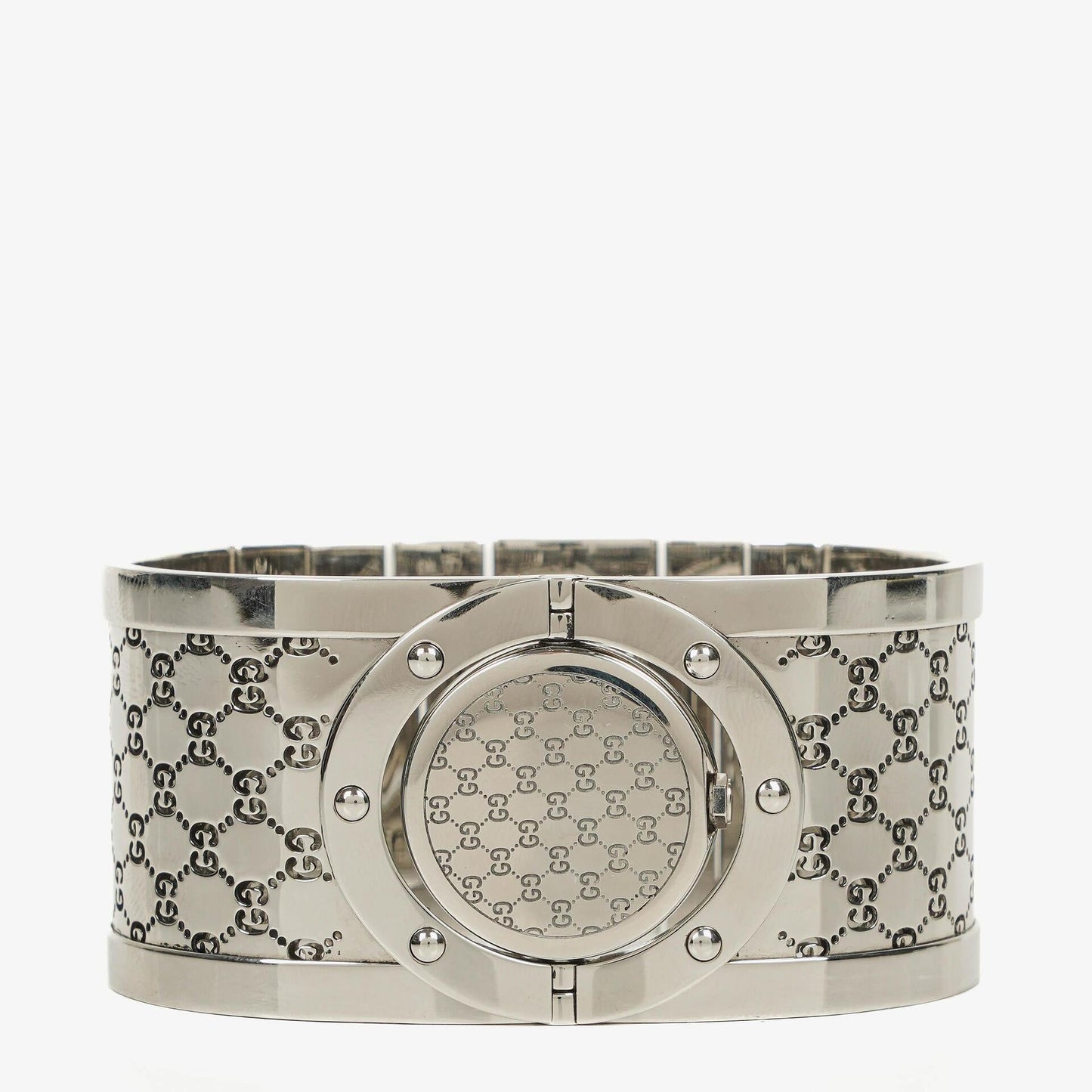 Gucci Twirl 33 mm Quarzuhr aus Edelstahl
