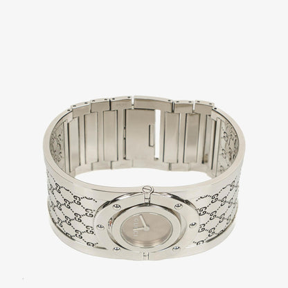 Gucci Twirl 33 mm Quarzuhr aus Edelstahl