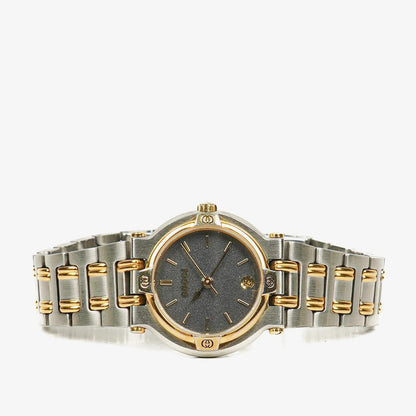 Gucci 9000L Damenuhr 25 mm aus zweifarbigem Edelstahl