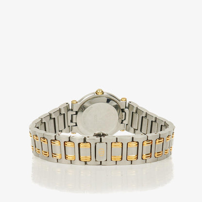 Gucci 9000L Damenuhr 25 mm aus zweifarbigem Edelstahl