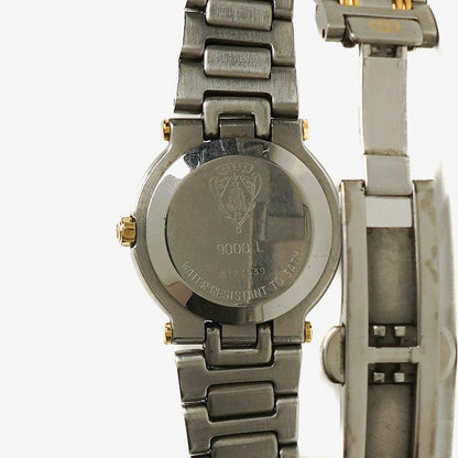 Gucci 9000L Damenuhr 25 mm aus zweifarbigem Edelstahl