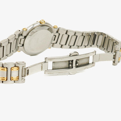Gucci 9000L Damenuhr 25 mm aus zweifarbigem Edelstahl