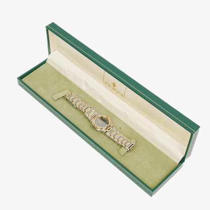 Gucci 9000L Damenuhr 25 mm aus zweifarbigem Edelstahl