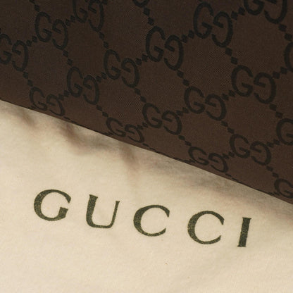 Gucci Vintage Bambusbraune GG Canvas Tote Tasche