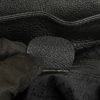 Gucci Vintage Rucksack aus schwarzem Wildleder und Bambus