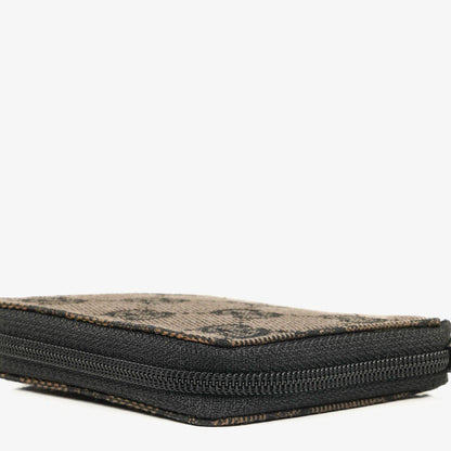 Gucci Vintage GG Canvas Münztasche in Schwarz/Braun