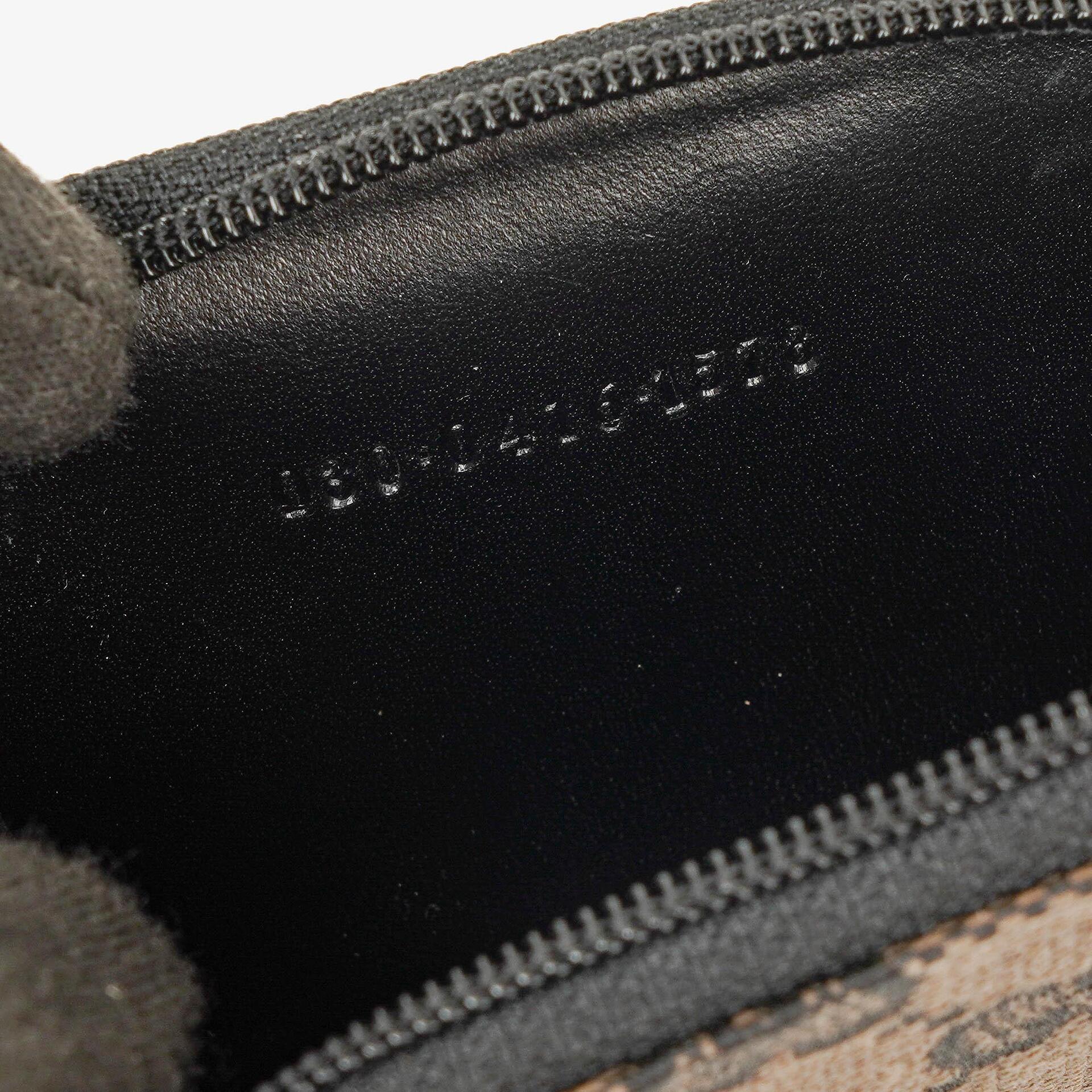 Gucci Vintage GG Canvas Münztasche in Schwarz/Braun