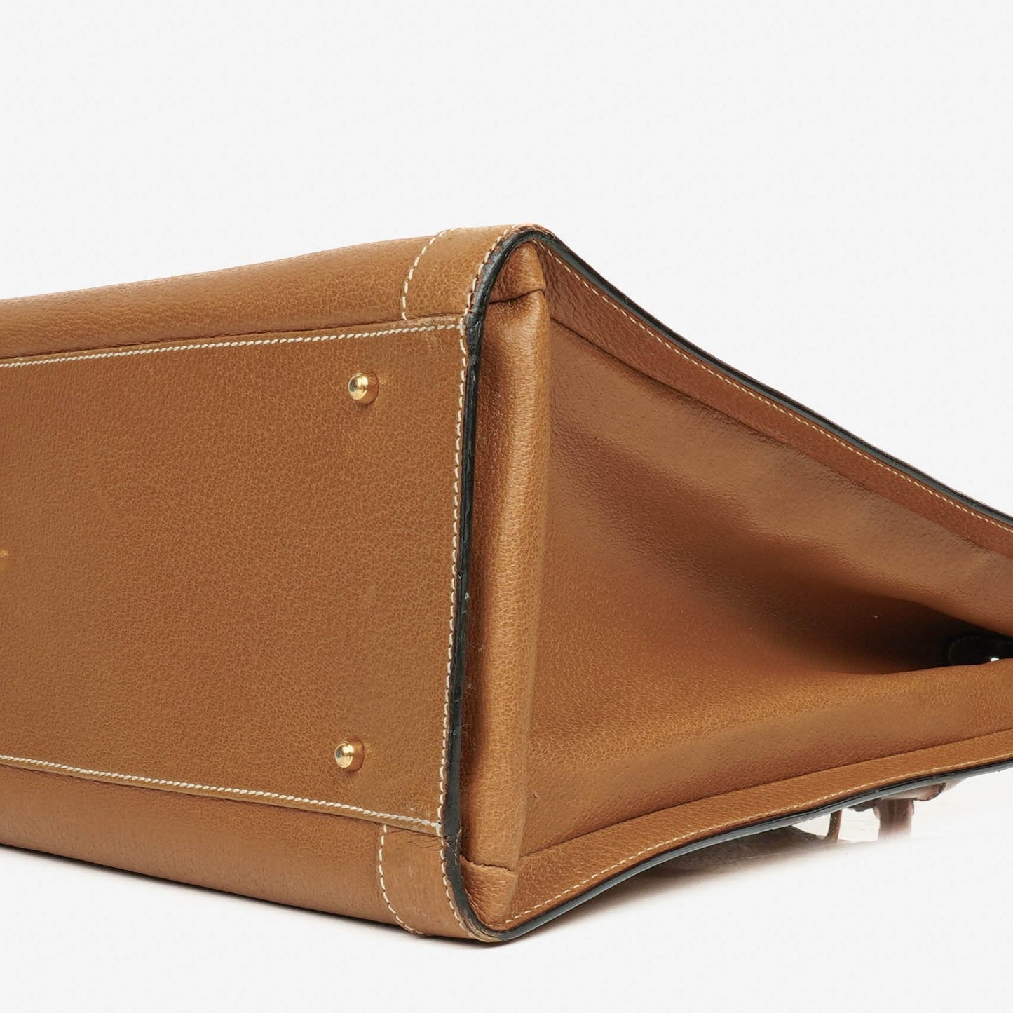 Gucci Vintage Diana Tote aus Leder mit Bambus