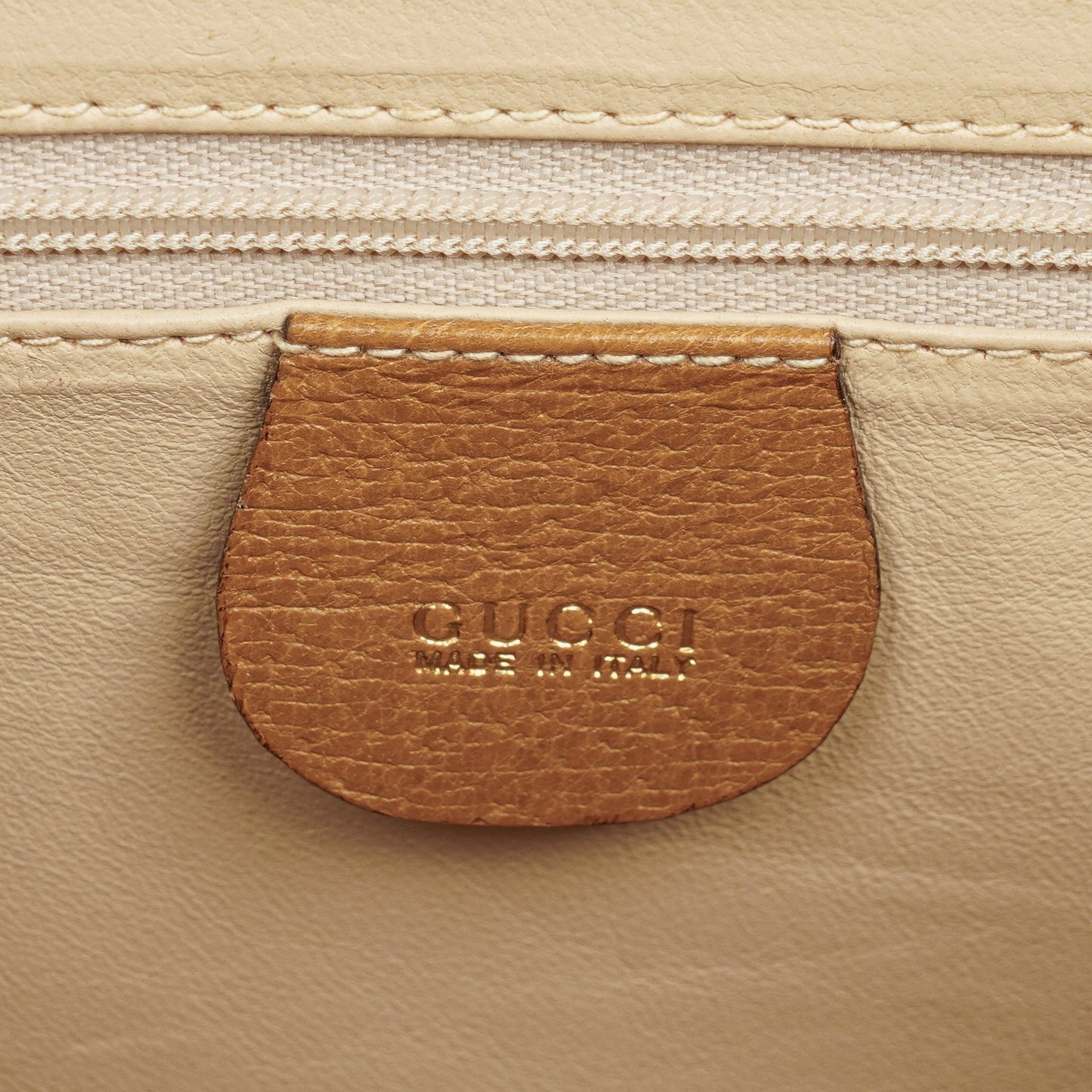 Gucci Vintage Diana Tote aus Leder mit Bambus