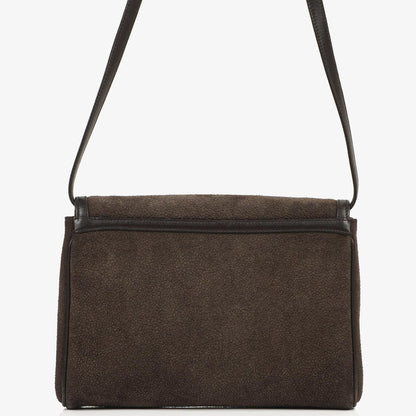 Gucci Vintage Horsebit 1955 Braune Wildleder Tasche