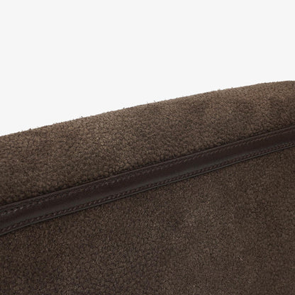 Gucci Vintage Horsebit 1955 Braune Wildleder Tasche