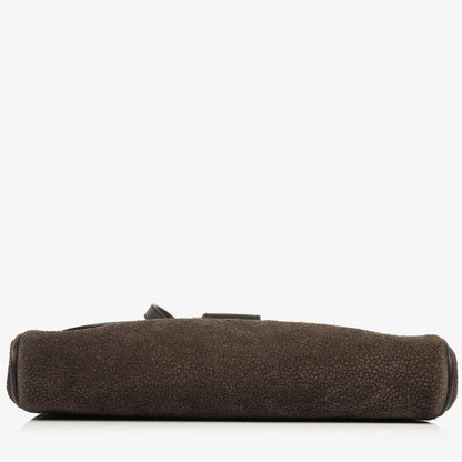 Gucci Vintage Horsebit 1955 Braune Wildleder Tasche