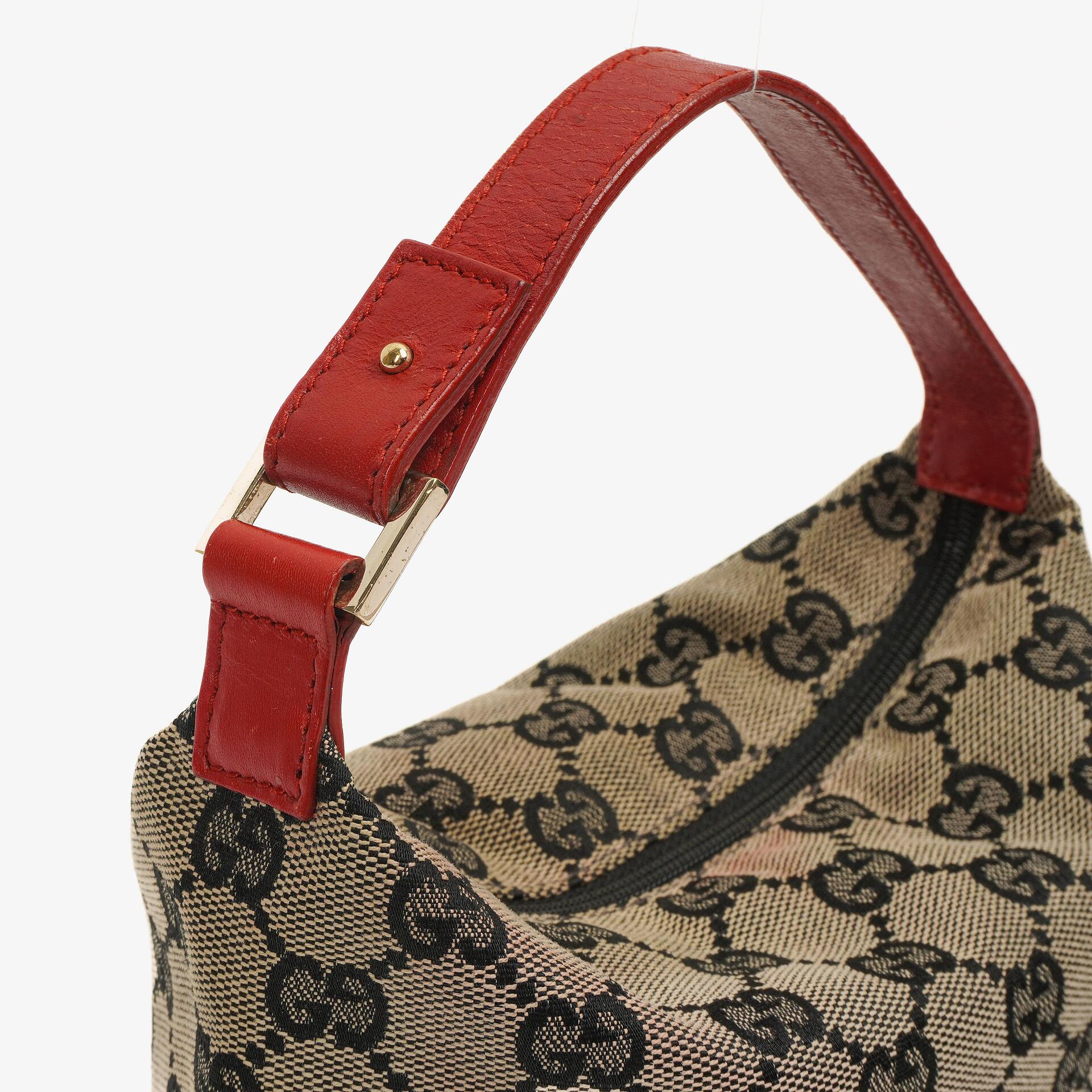 Gucci Vintage Mini Pochette GG Monogram Hobo Tasche