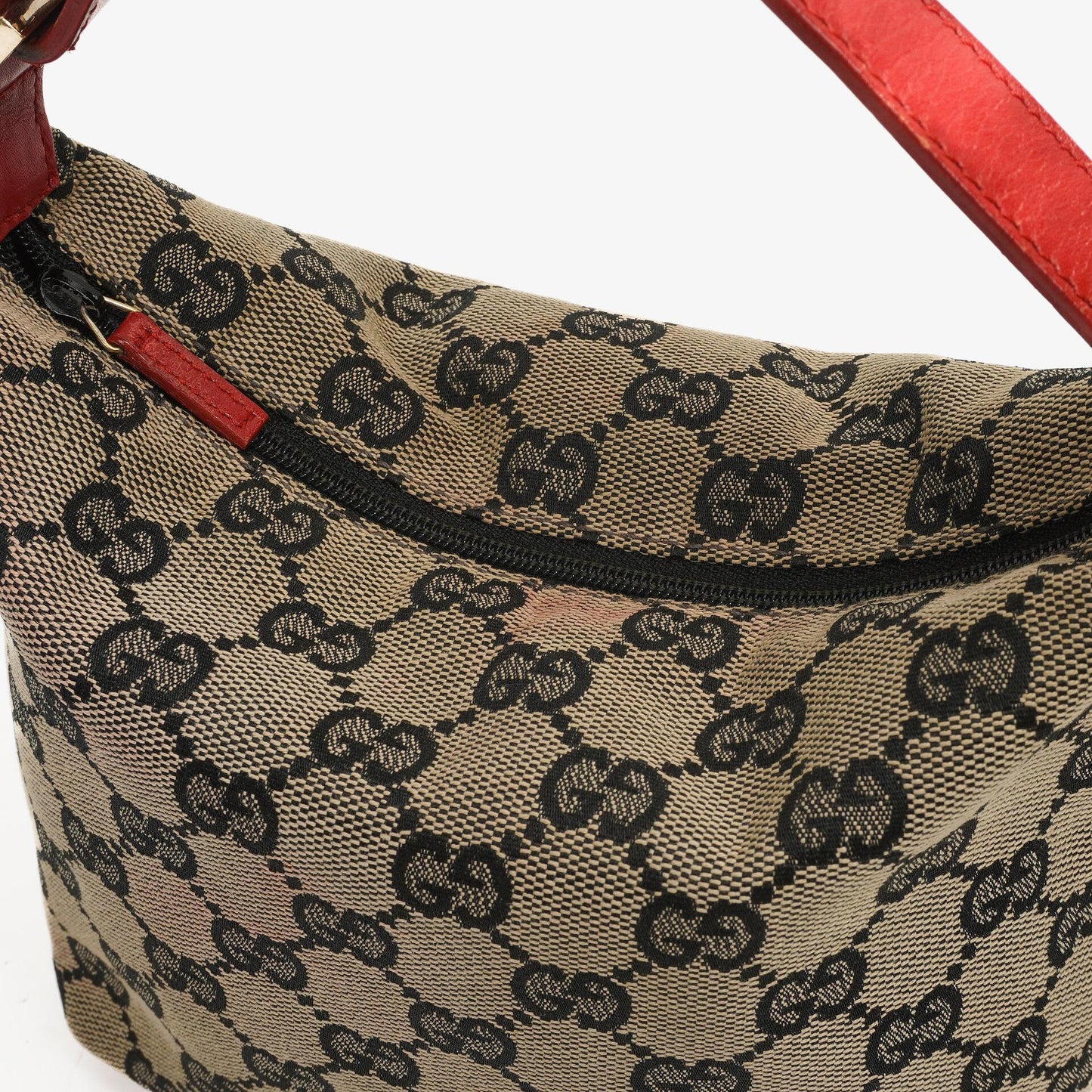 Gucci Vintage Mini Pochette GG Monogram Hobo Tasche