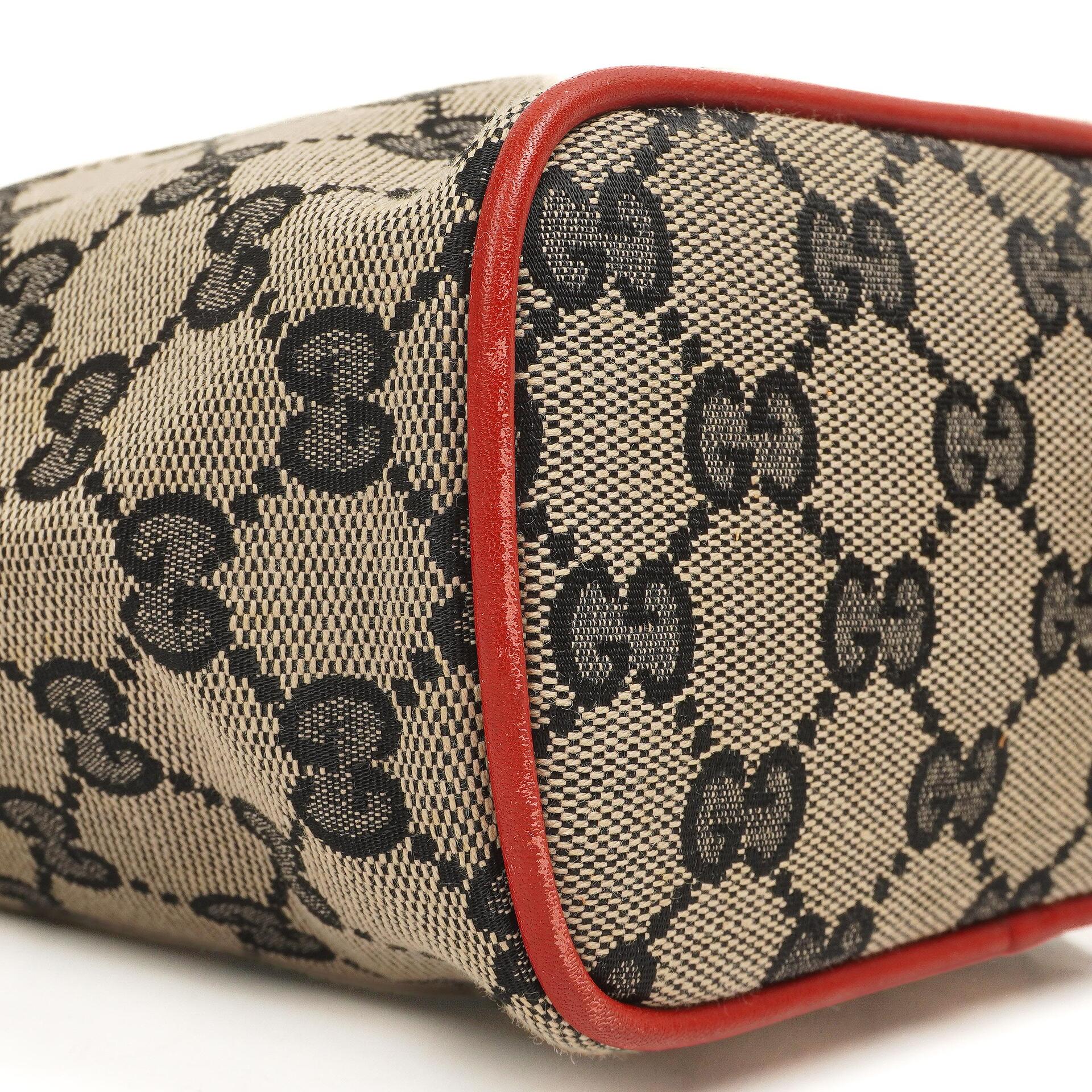 Gucci Vintage Mini Pochette GG Monogram Hobo Tasche