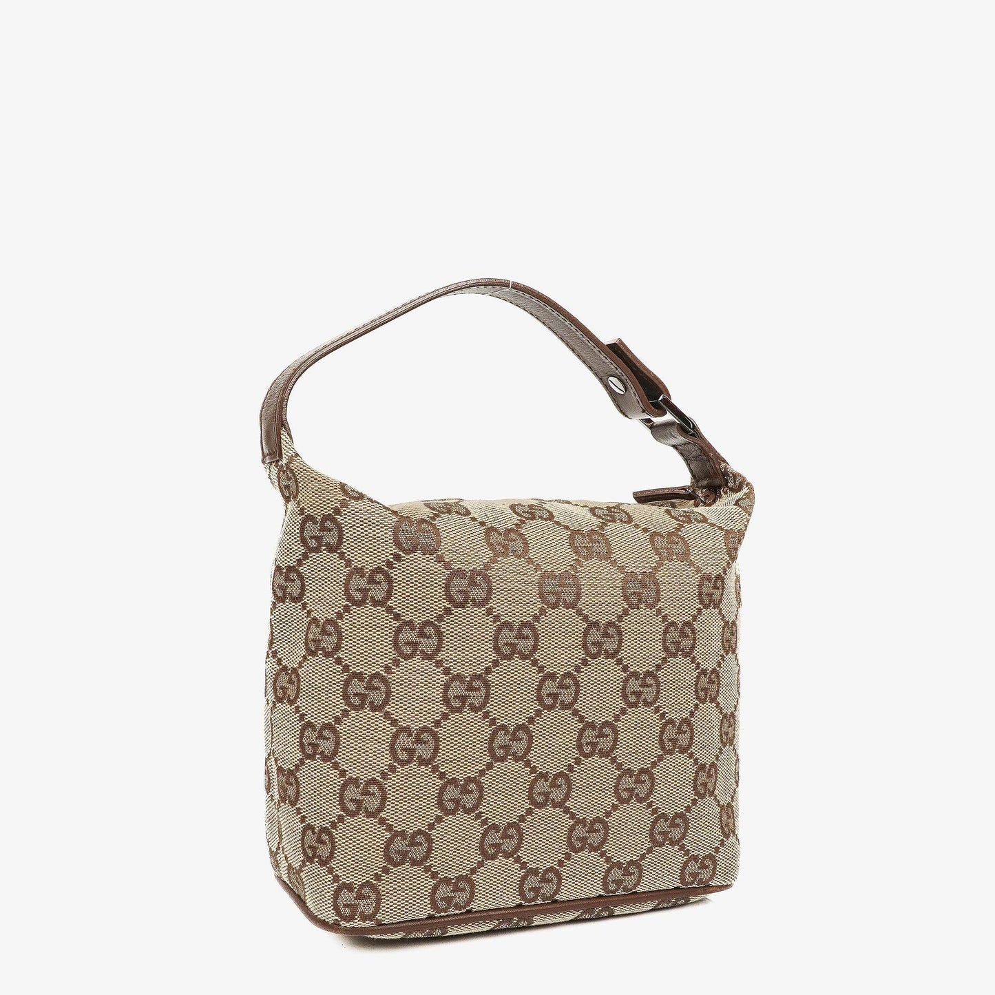 Gucci Vintage Mini Pochette Hobo Tasche mit GG Monogramm