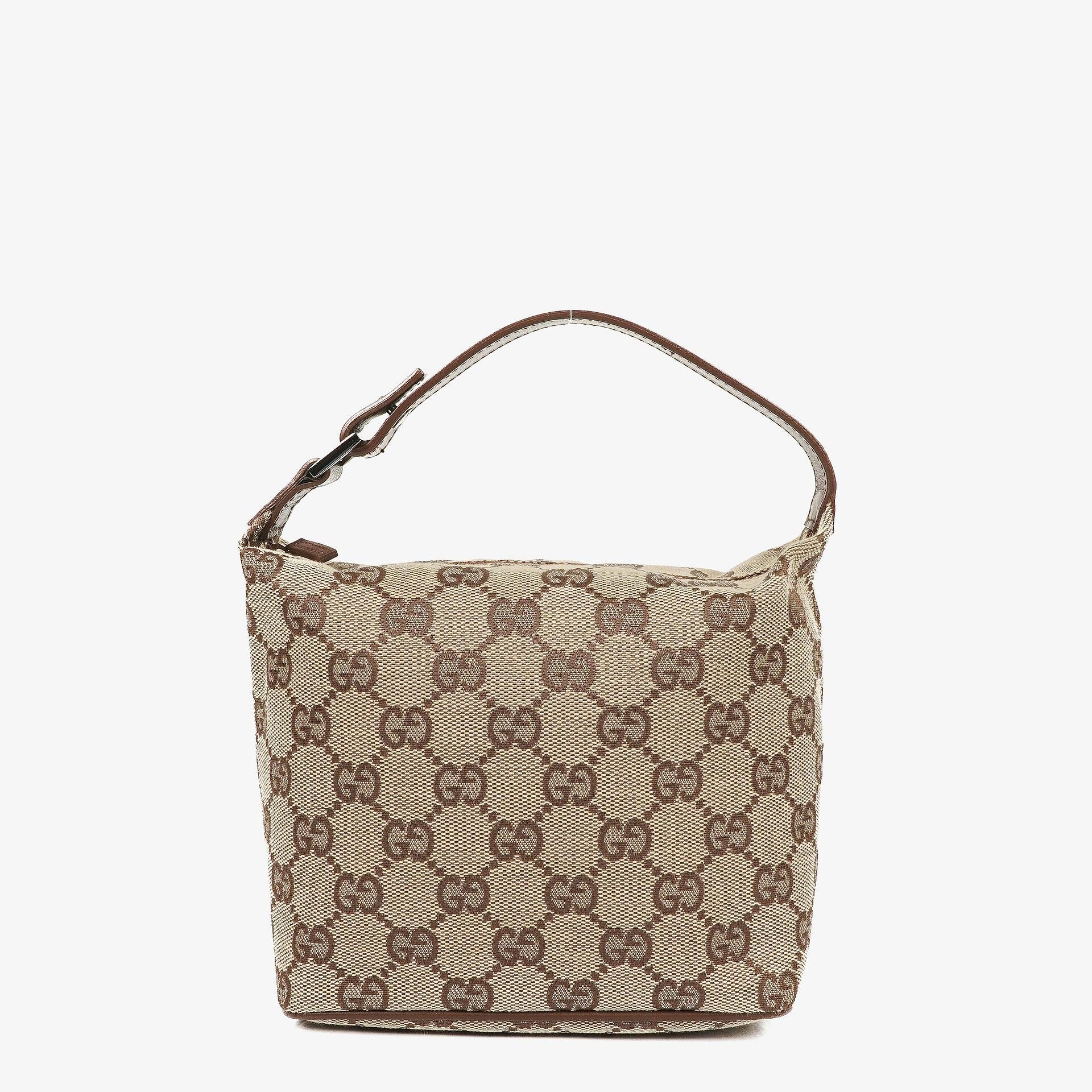 Gucci Vintage Mini Pochette Hobo Tasche mit GG Monogramm