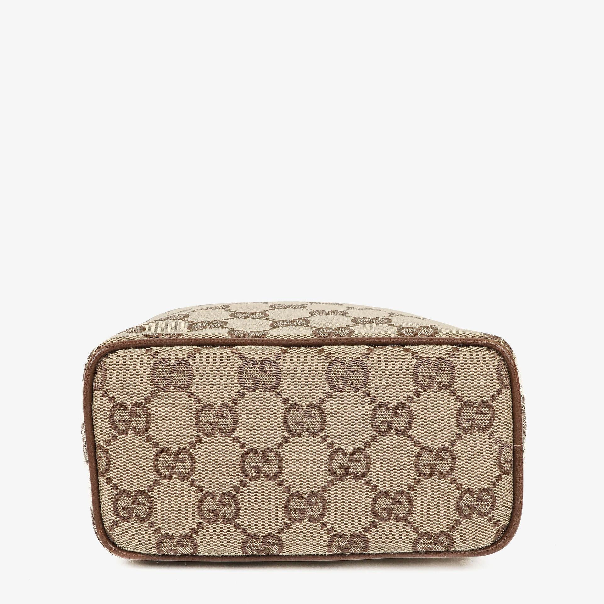 Gucci Vintage Mini Pochette Hobo Tasche mit GG Monogramm