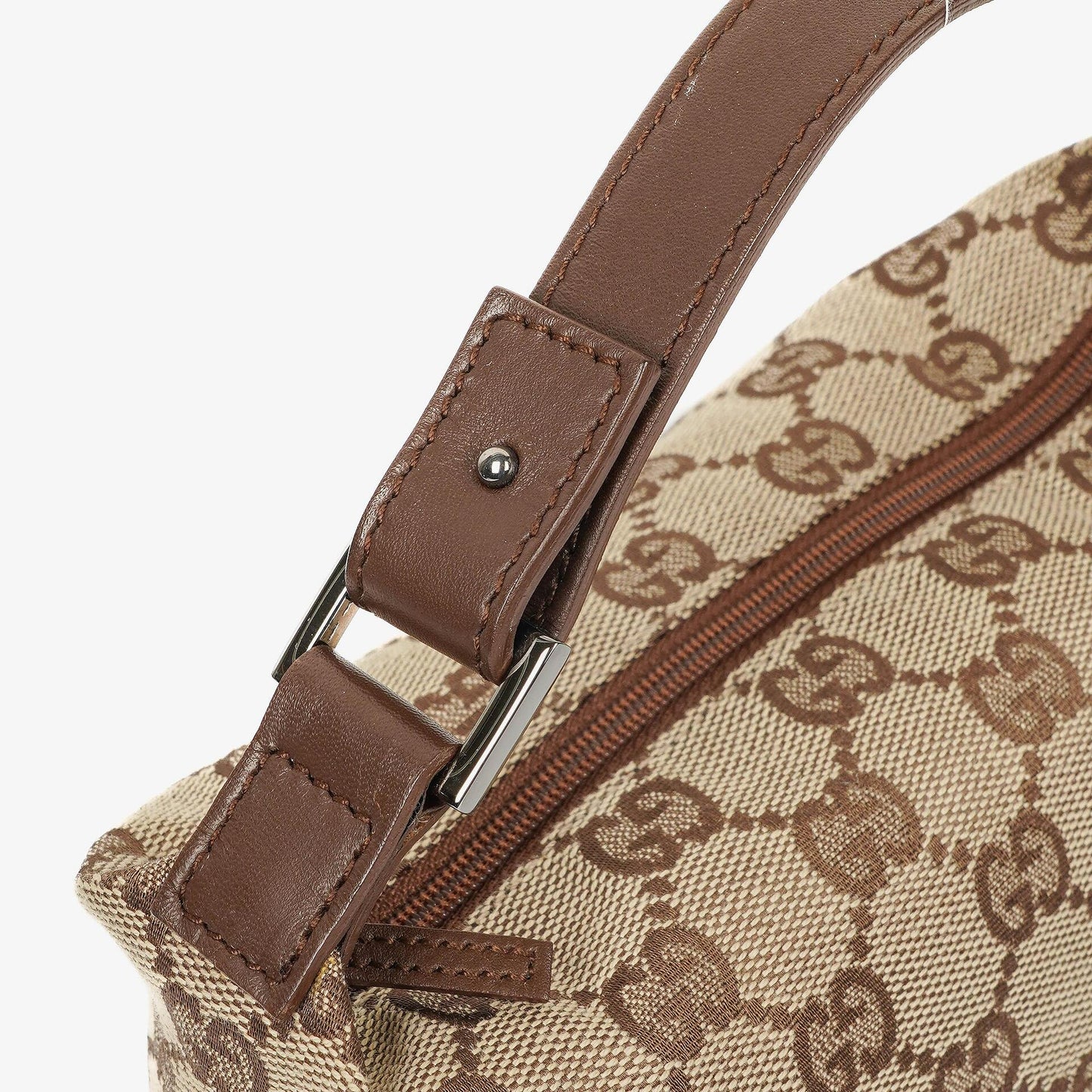 Gucci Vintage Mini Pochette Hobo Tasche mit GG Monogramm